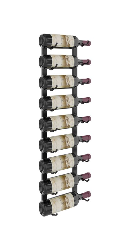 9 bottles|indurial 9 bottle wine rack.